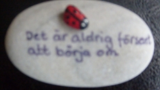 det är aldrig